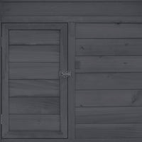 Pollaio 152 x 96 x 110 cm in legno massello di abete grigio e bianco 02_0001703