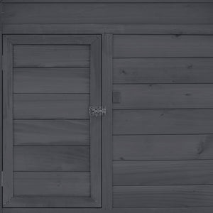 Pollaio 152 x 96 x 110 cm in legno massello di abete grigio e bianco 02_0001703