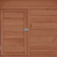 Pollaio Moka e Bianco 150x96x110 cm Legno Massello di Abete 171461