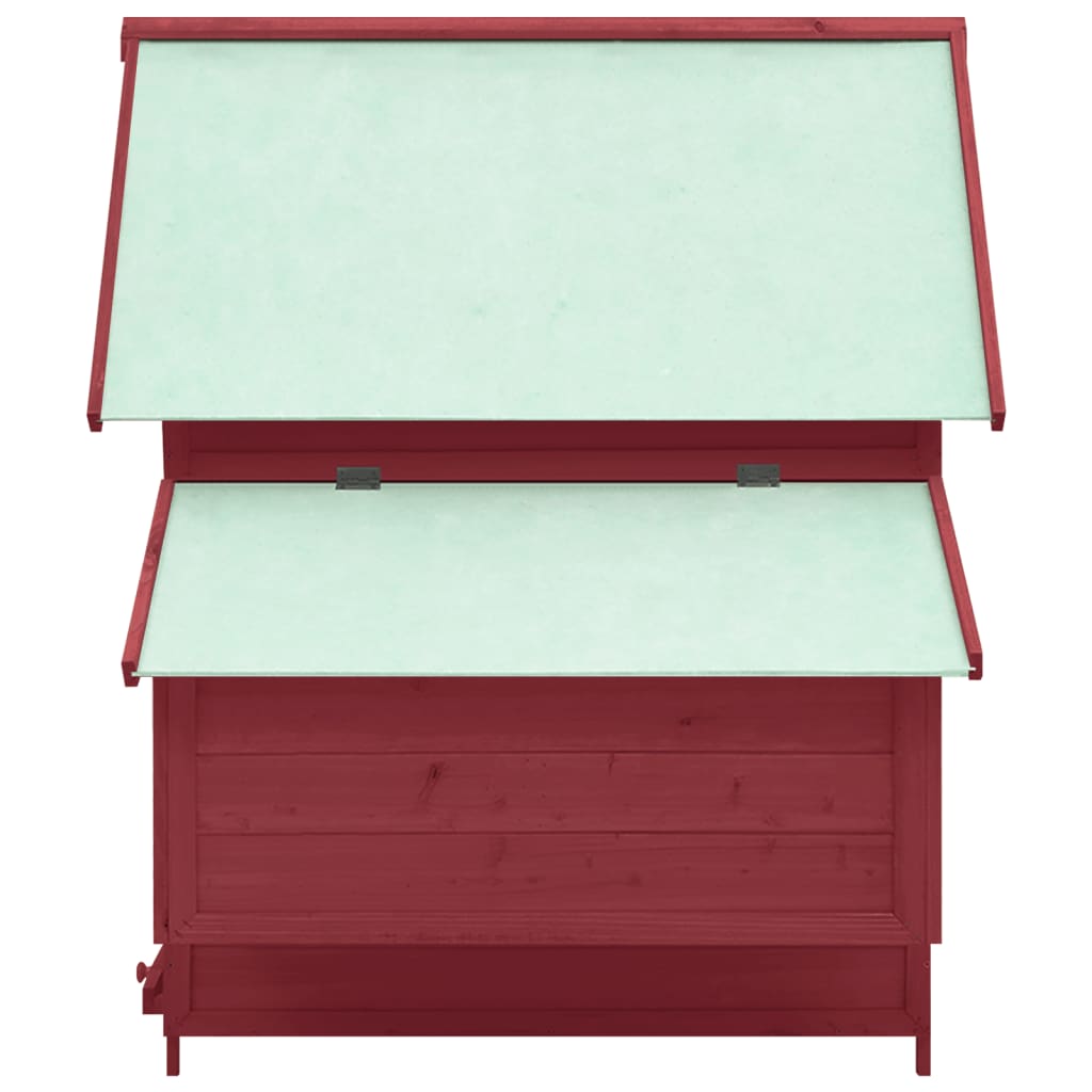 Pollaio 152 x 96 x 110 cm in legno massello di abete rosso e bianco 02_0001709