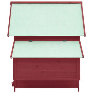 Pollaio 152 x 96 x 110 cm in legno massello di abete rosso e bianco 02_0001709