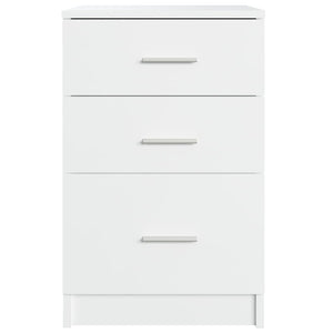 Comodino Bianco 40x40x63 cm in Legno Multistrato 808639