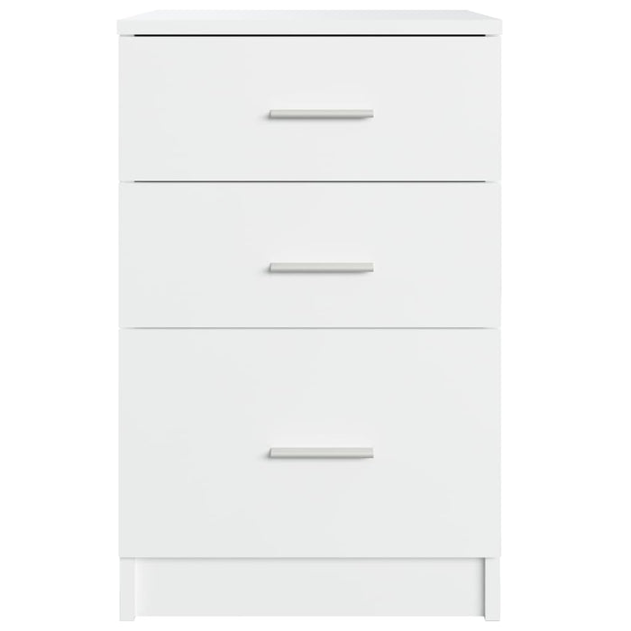 Comodino Bianco 40x40x63 cm in Legno Multistrato 808639