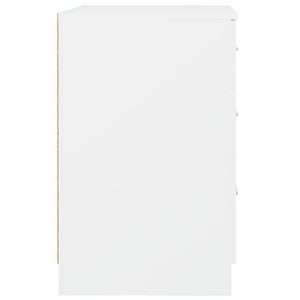 Comodino Bianco 40x40x63 cm in Legno Multistrato cod mxl 31303