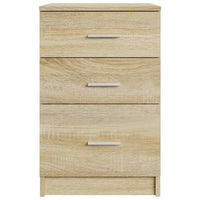 Comodino Rovere Sonoma 40x40x63 cm in Legno Multistrato 808642