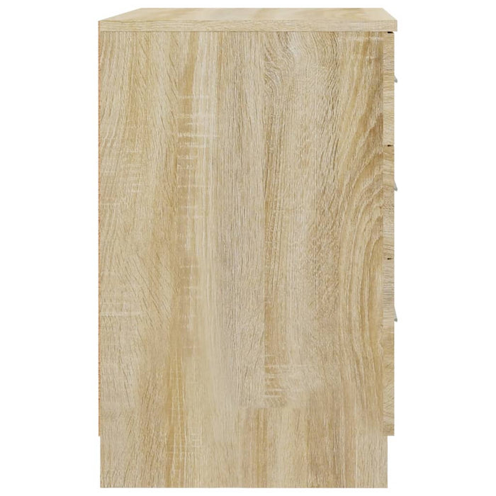 Comodino-Tavolino da notte Rovere Sonoma 40x40x63 cm in Legno Multistrato