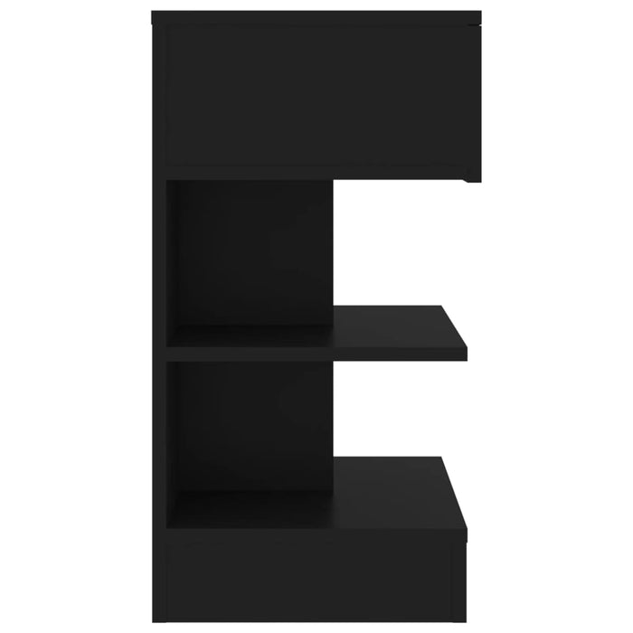 Comodini 2 pz Neri 40x35x65 cm 808651