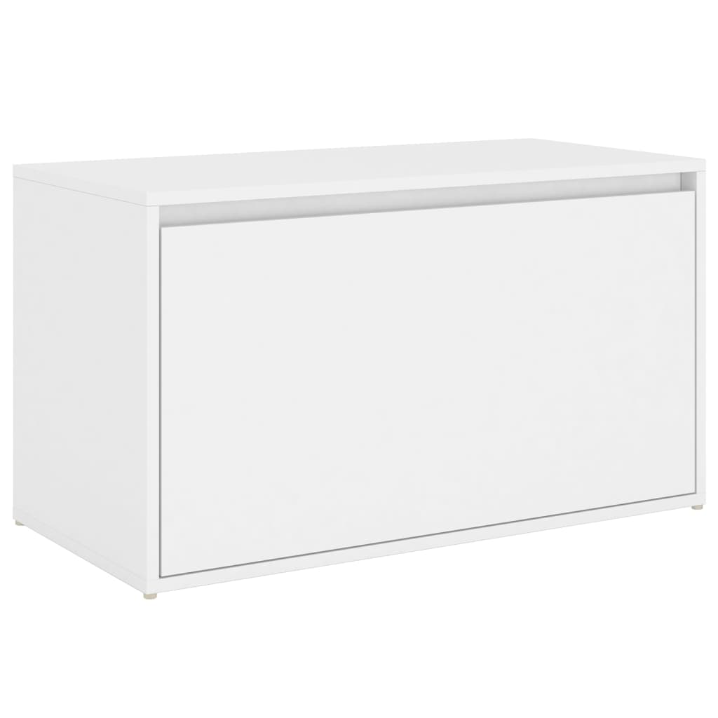 Panca da ingresso panca 80 x 40 x 45 cm in truciolare bianco 02_0010857
