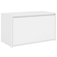 Panca da ingresso panca 80 x 40 x 45 cm in truciolare bianco 02_0010857