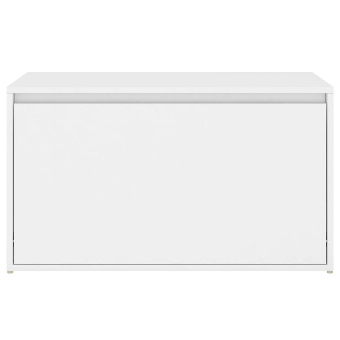 Panca da Ingresso 80x40x45 cm Bianca in Truciolato cod mxl 52572