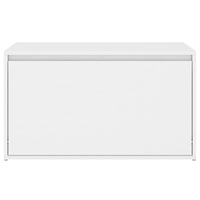 Panca da ingresso panca 80 x 40 x 45 cm in truciolare bianco 02_0010857