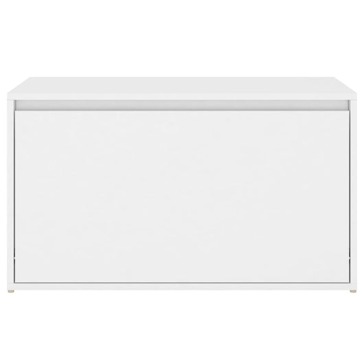 Panca da ingresso panca 80 x 40 x 45 cm in truciolare bianco 02_0010857