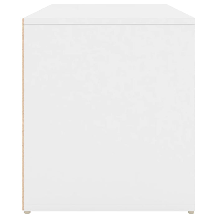 Panca da Ingresso 80x40x45 cm Bianca in Truciolato cod mxl 52572