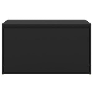 Panca da Ingresso 80x40x45 cm Nera in Truciolato 808667