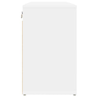 vidaXL Scarpiera Bianco 77.5 x 30 x 51 cm Legno multistrato