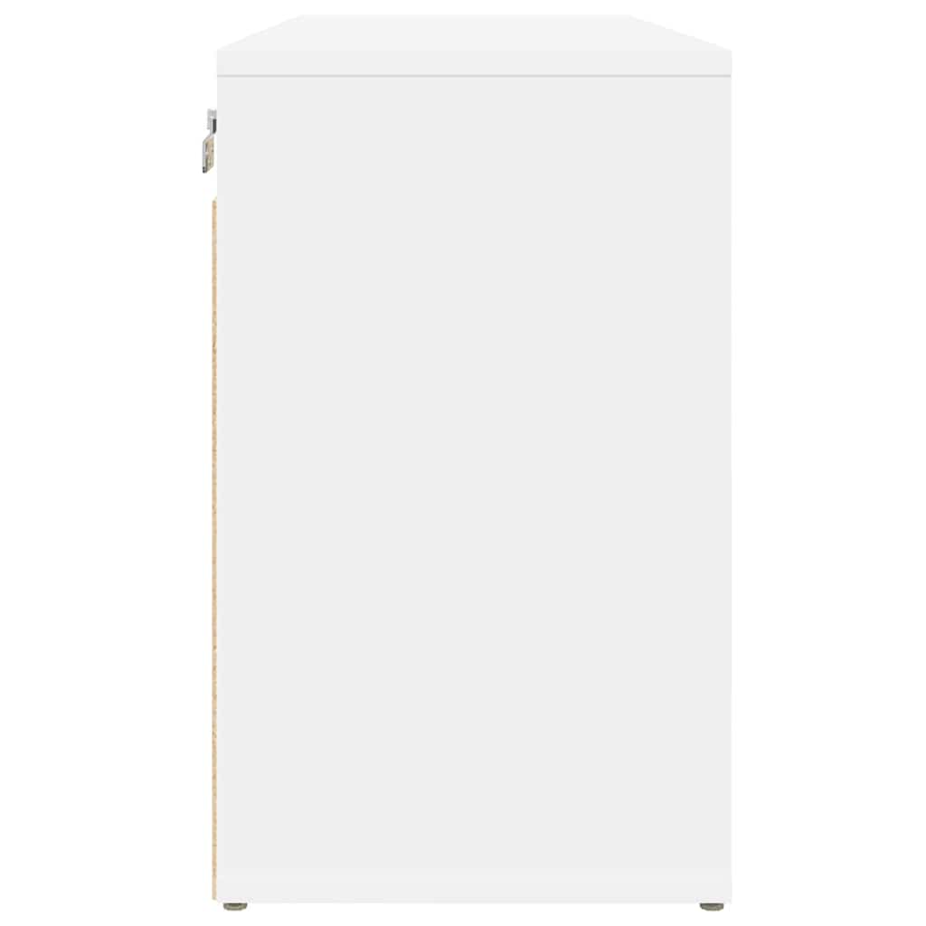 Scarpiera Bianco 77.5 x 30 x 51 cm Legno multistrato 808675