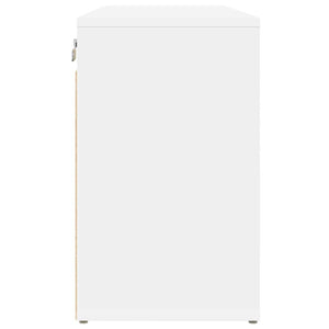 Scarpiera Bianco 77.5 x 30 x 51 cm Legno multistrato 808675