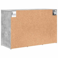 vidaXL Scarpiera Grigio cemento 77.5 x 30 x 51 cm Legno multistrato