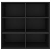 Scarpiera Nera 52,5x30x50 cm 808686