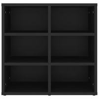 Scarpiere 2 pz Nere 52,5x30x50 cm 808687