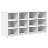 vidaXL Scarpiera Bianco 103 x 30 x 51 cm Legno multistrato