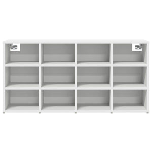 vidaXL Scarpiera Bianco 103 x 30 x 51 cm Legno multistrato