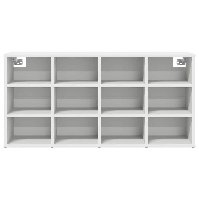 vidaXL Scarpiera Bianco 103 x 30 x 51 cm Legno multistrato