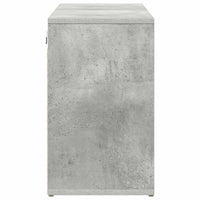 vidaXL Scarpiera Grigio cemento 103 x 30 x 51 cm Legno multistrato