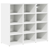 Mobile per scarpe Bianco 77,5 x 30 x 67 cm Legno multistrato 808711