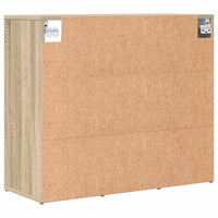 vidaXL Scarpiera rovere sonoma 77.5 x 30 x 67 cm Legno multistrato