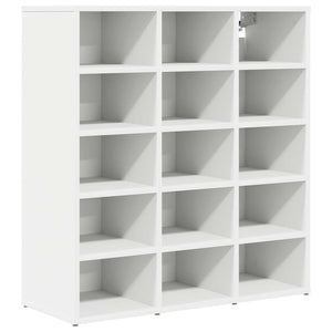 vidaXL Scarpiera Bianco 77.5 x 30 x 83.5 cm Legno multistrato