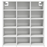 Scarpiera Bianco 77.5 x 30 x 83.5 cm Legno multistrato 808720