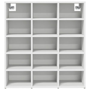 vidaXL Scarpiera Bianco 77.5 x 30 x 83.5 cm Legno multistrato
