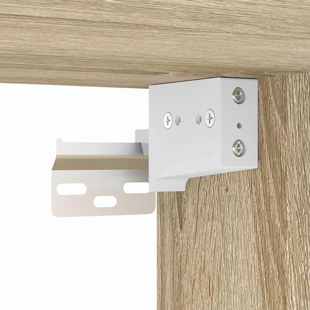 vidaXL Scarpiera rovere sonoma 77.5 x 30 x 83.5 cm Legno multistrato