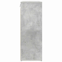 Scarpiera Grigio cemento 77.5 x 30 x 83.5 cm Legno multistrato 808724