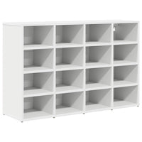 vidaXL Scarpiera Bianco 103 x 30 x 67 cm Legno multistrato
