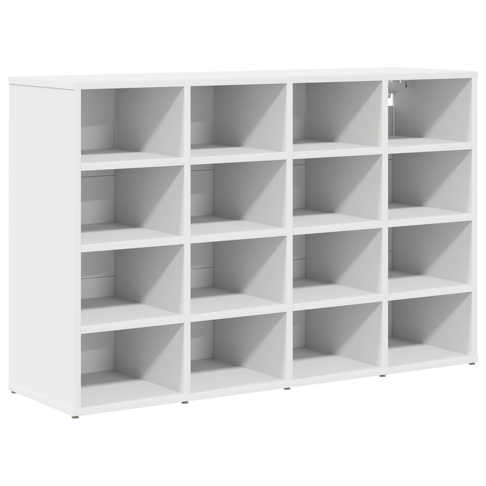 Mobile per scarpe Bianco 103 x 30 x 67 cm Legno multistrato 808729
