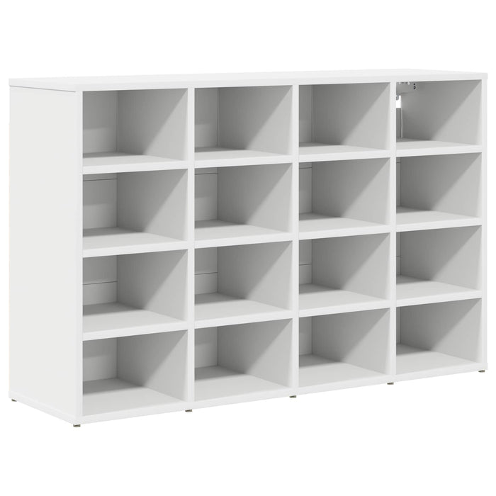 Mobile per scarpe Bianco 103 x 30 x 67 cm Legno multistrato 808729