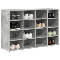 Mobile per scarpe Grigio cemento 103 x 30 x 67 cm 808733