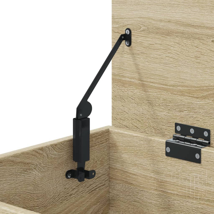 Panca Portascarpe Rovere Sonoma 60x30x45 cm in Truciolato