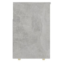 Panca Portascarpe Grigio Cemento 105x30x45 cm in Truciolato 808760