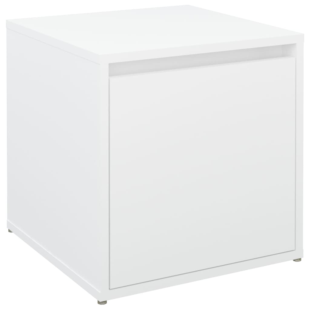 Cassetto Contenitore Bianco 40,5x40x40 cm in Legno Multistrato 808774