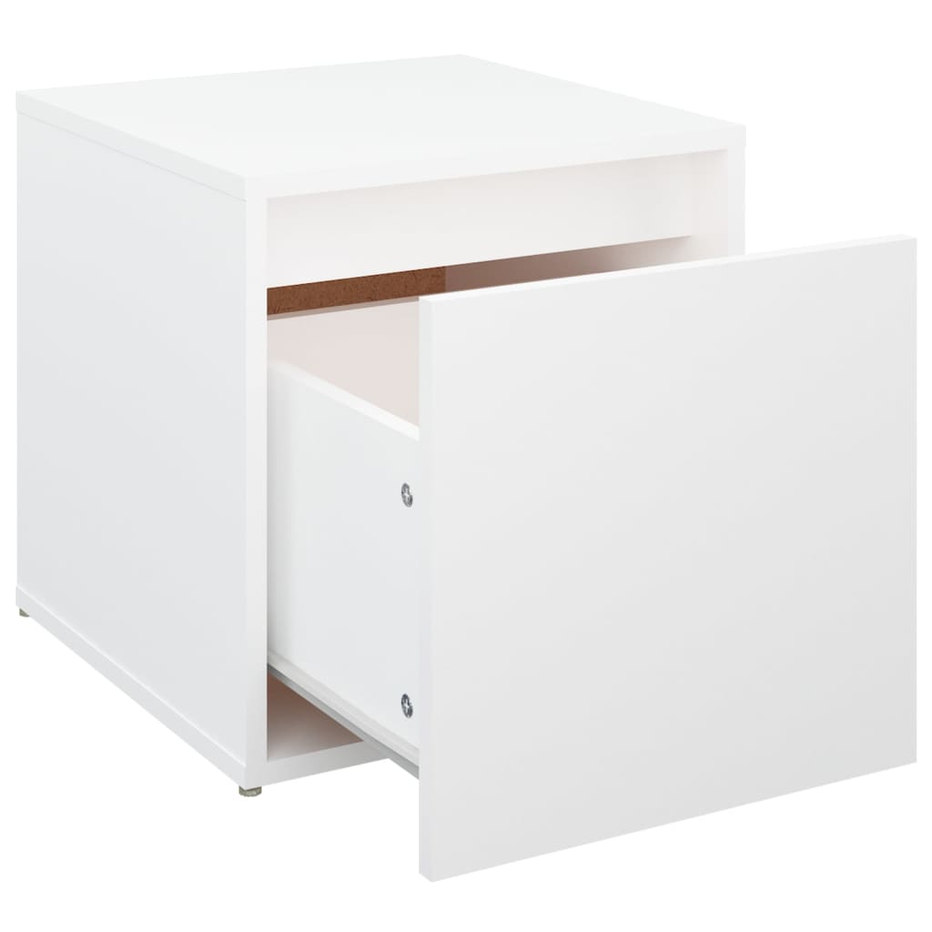 Cassetto Contenitore Bianco 40,5x40x40 cm in Legno Multistrato 808774
