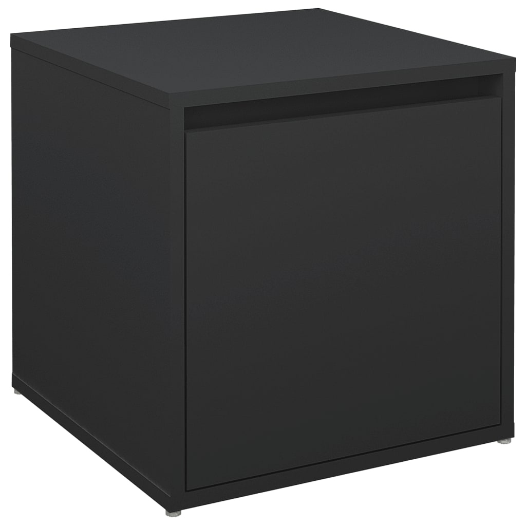Cassetto Contenitore Nero 40,5x40x40 cm in Legno Multistrato 808775