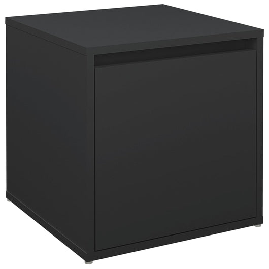 Cassetto Contenitore Nero 40,5x40x40 cm in Legno Multistrato 808775