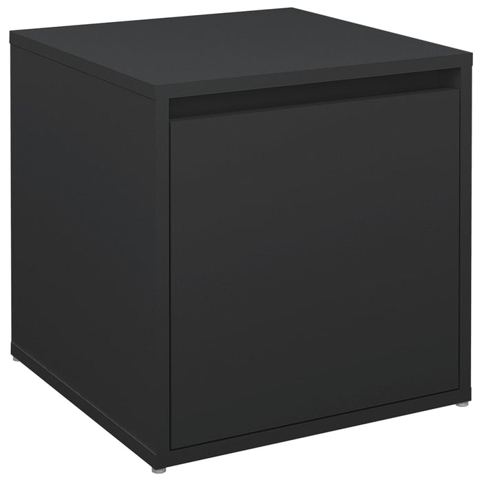 Cassetto Contenitore Nero 40,5x40x40 cm in Legno Multistrato 808775