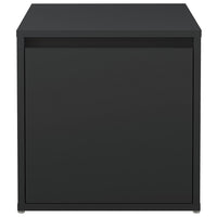 Cassetto Contenitore Nero 40,5x40x40 cm in Legno Multistrato 808775