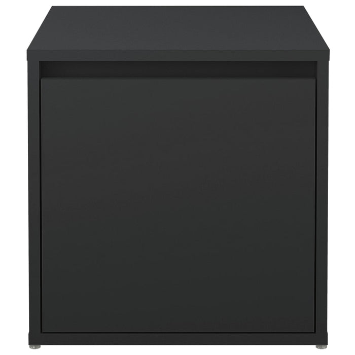 Cassetto Contenitore Nero 40,5x40x40 cm in Legno Multistrato 808775