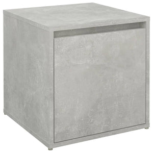 Cassetto Contenitore Grigio Cemento 40,5x40x40 cm in Legno 808778