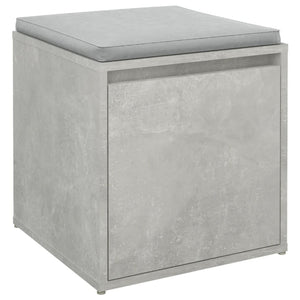 Cassetto Contenitore Grigio Cemento 40,5x40x40 cm in Legno 808778